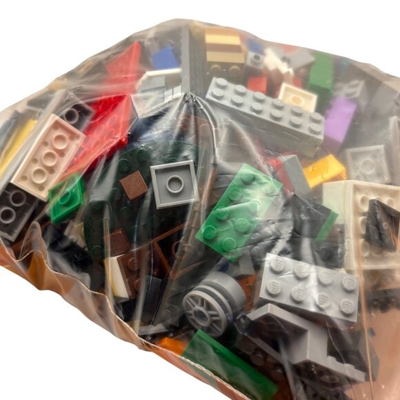 Bulk Lot Of 27 Oz Mixed LEGO Building Bricks & Pieces Assorted Colors In Ziplock - Picture 5 of 5